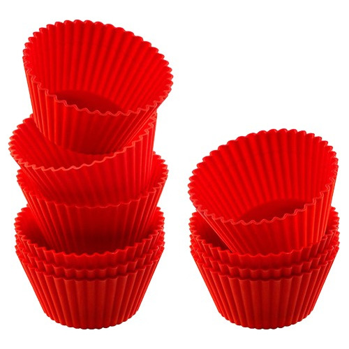 Molde De Silicone Para Cupcake (6 Piezas) Reposteria