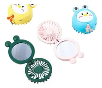 Comprar 2x Und Ventilador Portatil Espejo 3 Velocidades Ranita