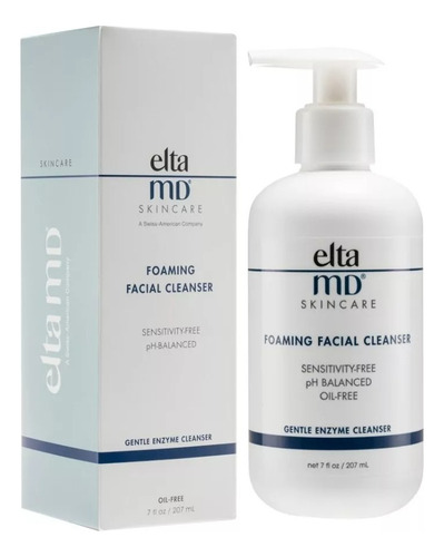 Elta Md Foaming Facial Cleanser Ph-balanced 7 Oz Momento De Aplicación Día/noche Tipo De Piel Todo Tipo De Piel