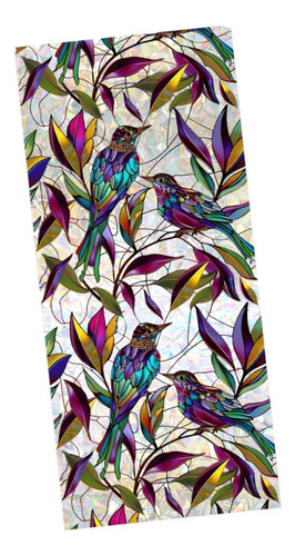 Película De Vidrieras De La Ventana De Vidrio Colorido Sala
