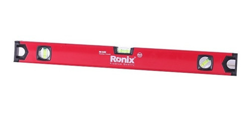 Nivel De Mano De Aluminio 3 Burbujas 600mm Ronix