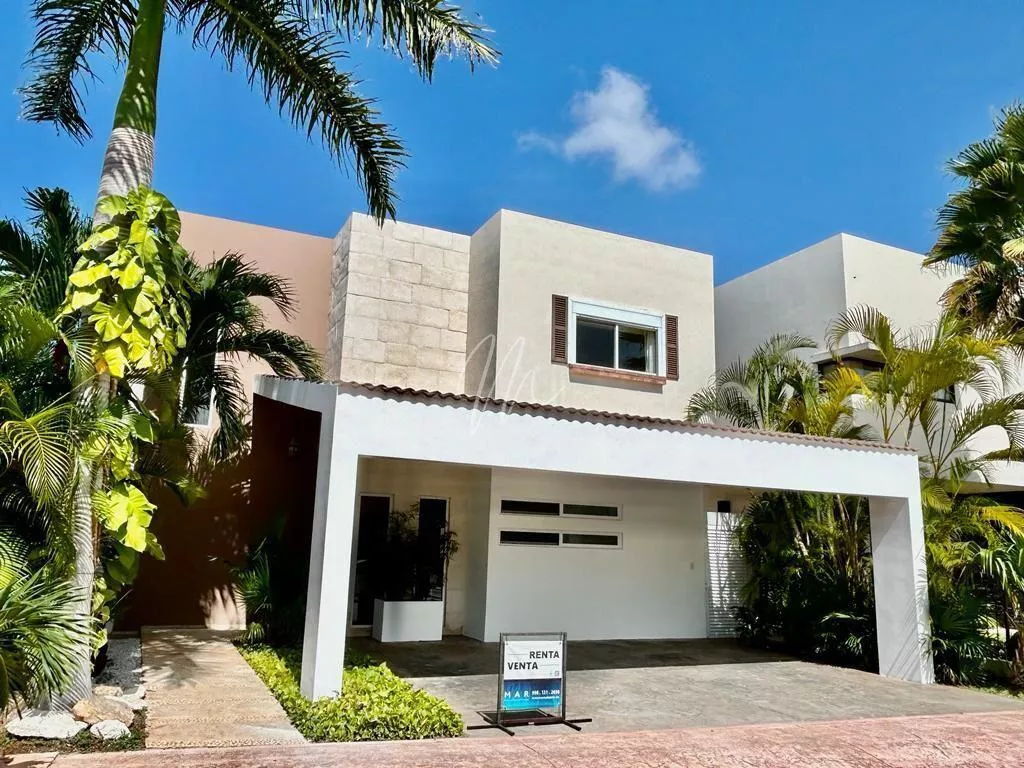 Casa En Venta Amueblada En Cancun Condominio Lagos Del Sol