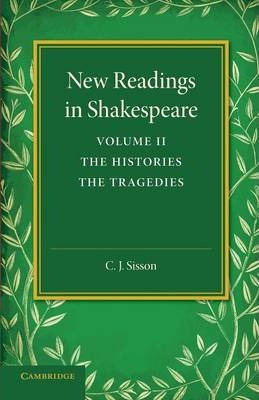 Libro New Readings In Shakespeare: The Histories; The Tra...