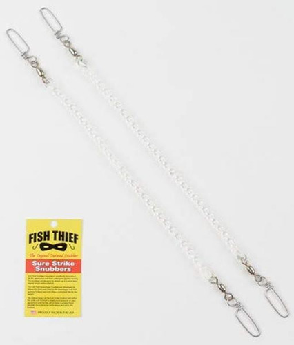 Fish Thief Downrigger Snubber Twin Pack, Transparente