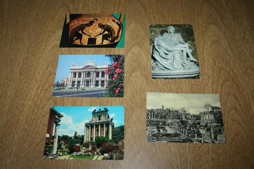 Lote Postales Paisajes De Italia - Roma / Vaticano (Usado)