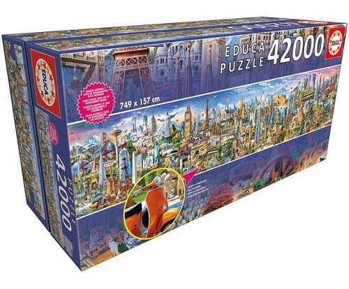 Puzzle Rompecabezas 42.000 Piezas La Vuelta Al Mundo Educa