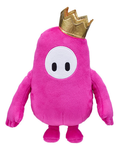 Peluche Coleccionable Pink Bean 20 Cm Con Corona Dorada
