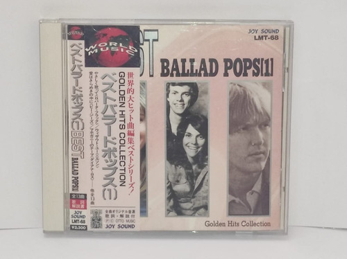 Various  Best Ballad Pops Golden Hit Cd Jap Obi Usado