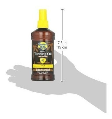 Banana Boat Aceite De Bronceado Oscuro Spray Spf 4, 8 Oz