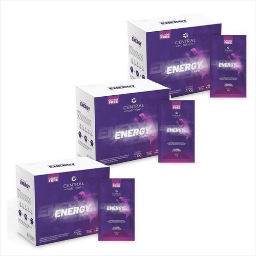 Energy Atp X3 Suplemento Pré Treino - 30 Sachês De 10g
