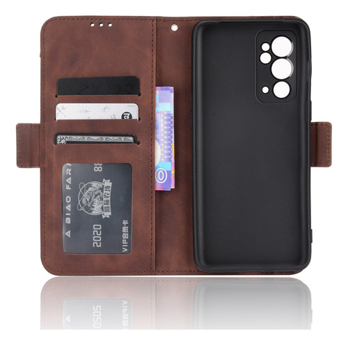 Compatível Com A Capa Oneplus 9rt 5g, Couro Pu Flip, Proteto