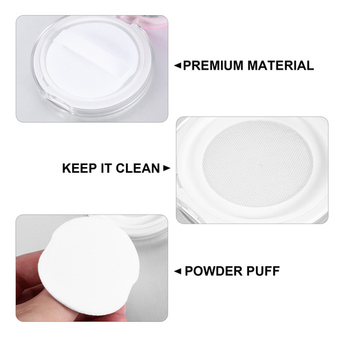 Estuches De Maquillaje En Polvo Vacíos, 2 Unidades, 5 G, Env