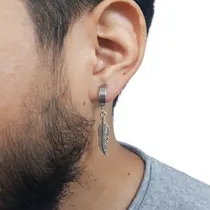 Comprar Arete Par Aro Cruces Presión Sin Hueco Unisex Hombre Mr.bou