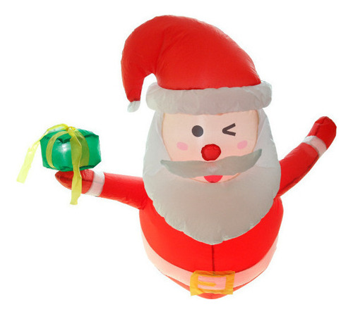 R Decoración Navideña Inflable De Papá Noel