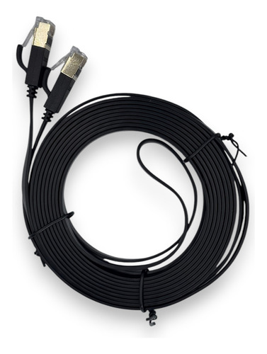 Cable Ethernet Plano Cat6 5m Alta Velocidad Rj45 Pack 2 Pzas