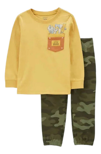 Conjunto Carters Modelo Herramientas Para Niños 2 Pzas Amarillo 3
