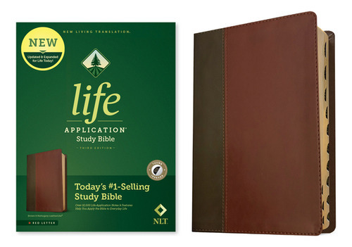 Nlt Life Application Study Bible, Third Edition (red Letter, Leatherlike, Brown/tan, Indexed), De Tyndale. Editorial Tyndale House Publ, Tapa Dura En Inglés