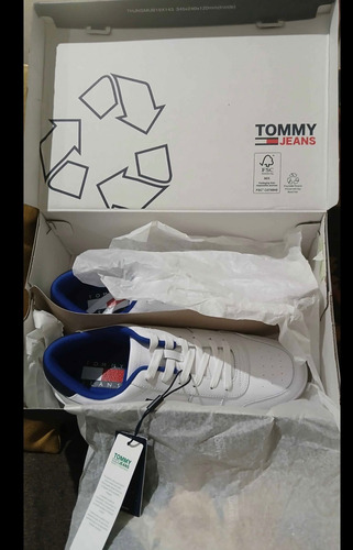 Zapatos Blancos Tommy Jeans Talla 44, 28 Centímetros