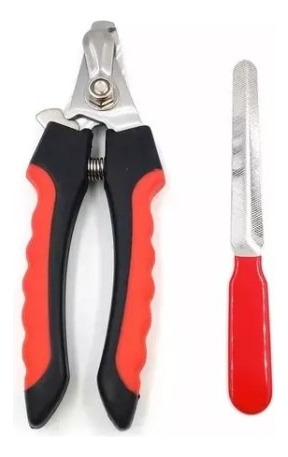 Corta Uñas Para Perro O Gatos Acero Inoxidable Kit + Lima