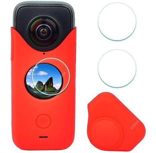 Funda De Goma Para Insta360 One X2 + Protector De Pantalla