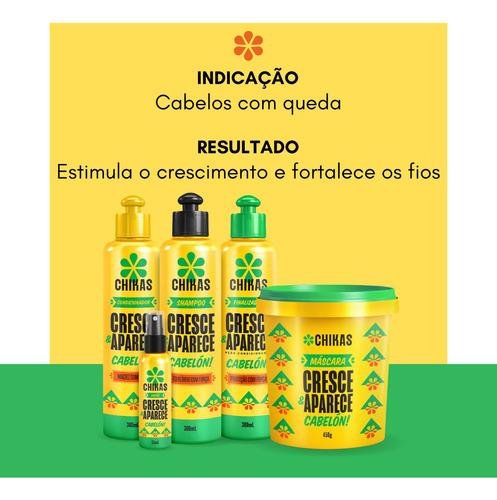 Shampoo Chikas Cresce E Aparece - 300ml
