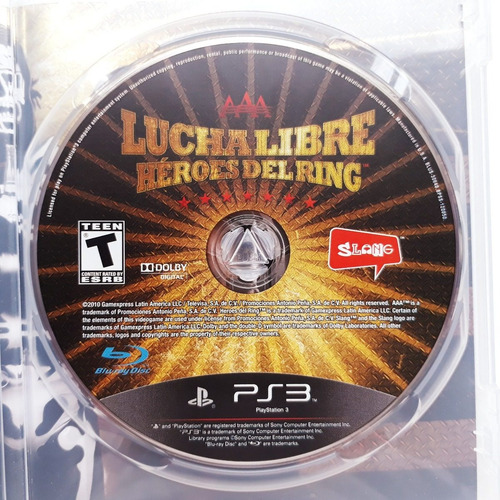 Lucha Libre Aaa Heroes Del Ring Para Ps3 Original (Usado)