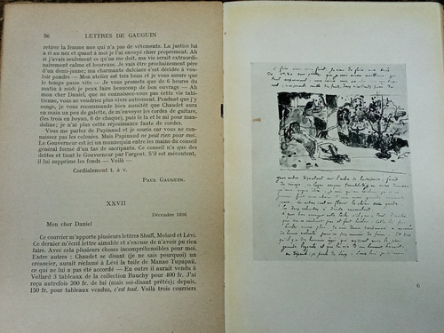 Imagen 4 de 6 de Lettres De Paul Gauguin A Daniel De Monfreid * 1950 *