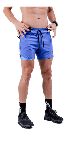 Short Con Calza Running Trail Hombre An1 - Osx Oficial 