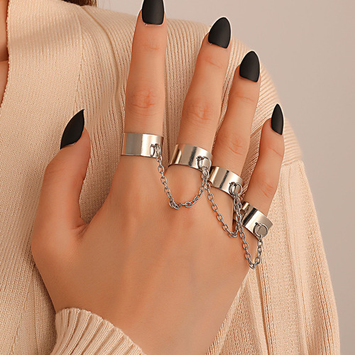 V Ring 1 Piece Vintage Knuckle Set Fashionable Stackable Rem