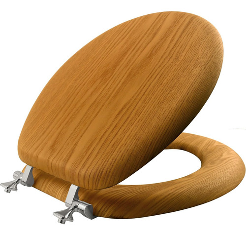 Mayfair 9601cp 378 Asiento De Inodoro Con Bisagras Cromadas,