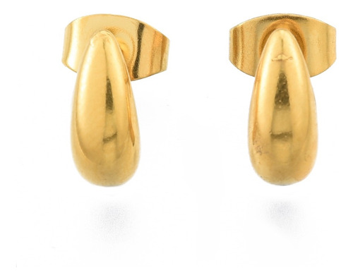 Aretes Acero Inoxidable 316l Lágrima Pequeña 