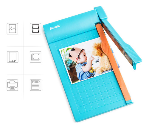 Mini Recortadora De Papel, Recortadora Portátil Para Azul