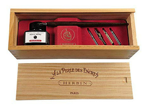 Estuche Regalo Tinta Herbin Black Pearl