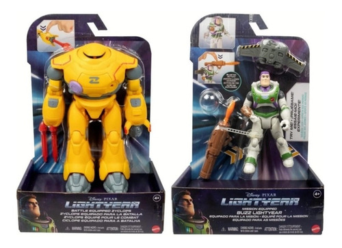 Set De 2 Figuras Buzz Ligthyear Y Ciclope De Mattel