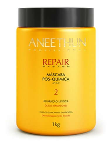 Máscara Pós Química Repair System 1kg Aneethun