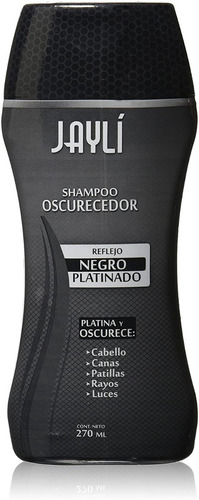  Shampoo Jayli Oscurecedor De Cabello Negro 270 Ml