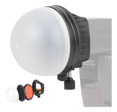 Triopo Speedlite Flash Light Modifier Kit De Accesorios