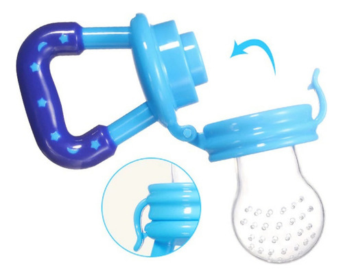 Kit 2 Chupetas Alimentadoras Introducao Alimentar Infantil
