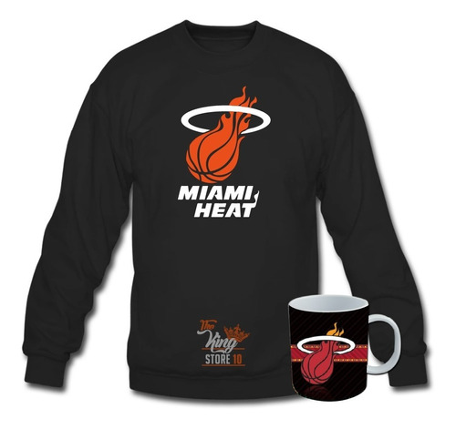 Poleron Polo + Taza, Miami Heat, Xxl / Kingstore10