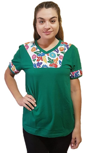 Polera Estampada Con Diseños Icónicos De México