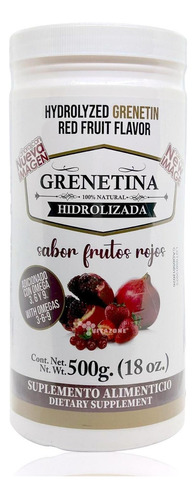 Pretty Bee Grenetina Hidrolizada Sabor Frutos Rojos 100% Natural 500 Gr