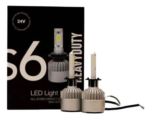 Lámpara Kit Cree Led Heavy Duty S6 H1 12v 24v 22000lm