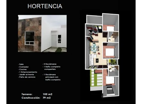 Casas En Preventa San José, Tulancingo Mod Hortencia