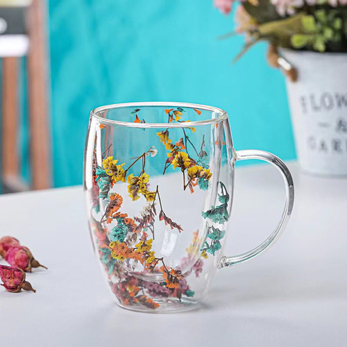Cyt 2 Tazas Café Con Leche Vidrio Doble Capa