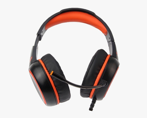 Imagen 3 de 12 de Auriculares Gamer Hifi 7.1 Meetion Hp030 Negro Y Naranja Luz