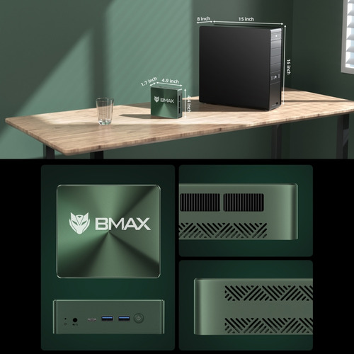 Minipc Bmax B6 Plus Intel Core I3 Style 1 De 12 Gb+512 Gb