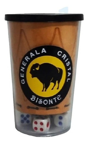 Generala Cristal Cubilete Natural Bisonte - Sharif Express