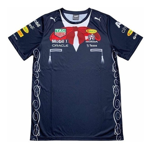 Imagen 4 de 5 de Jersey Playera Puma Sergio Checo Perez Red Bull F1 Mariachi