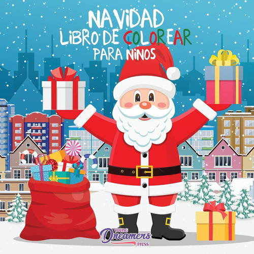 Libro: Navidad Libro De Colorear Para Niños: Para Niños De 4