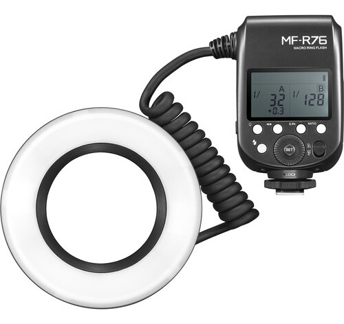 Flash Macro Ring Godox Mf-r76 Para Canon Nikon Sony Panasoni